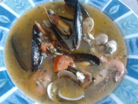 Impepata di pesce misto